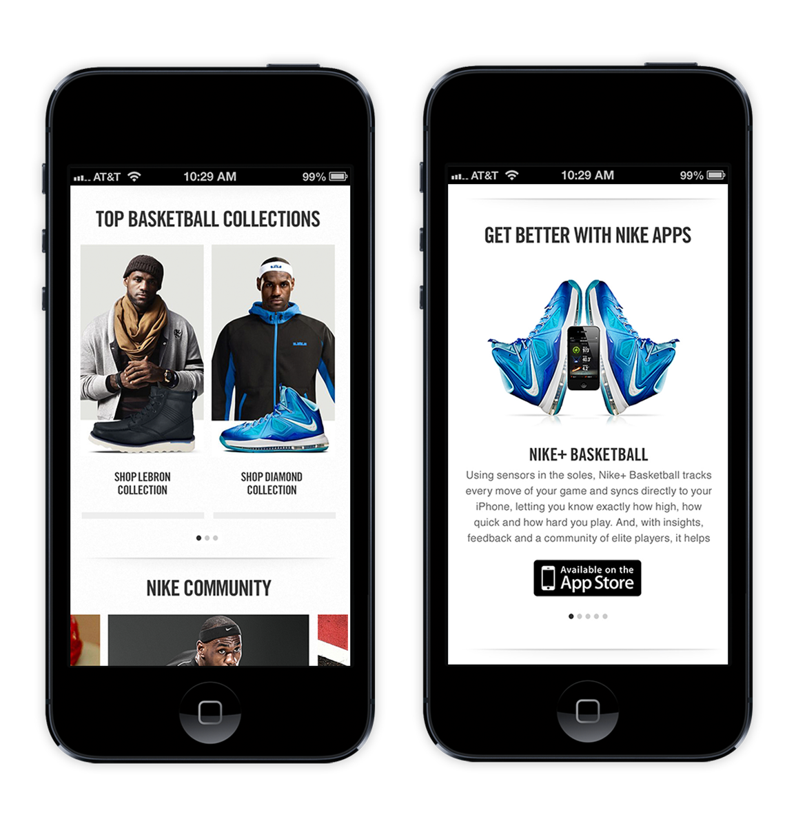 Nike.com Mobile on Behance