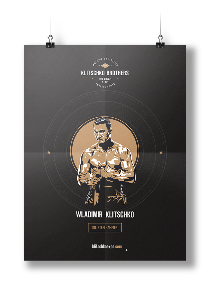 Klitschko identity Web Boxing champion print Boxer belt logo Lobby athlete sport