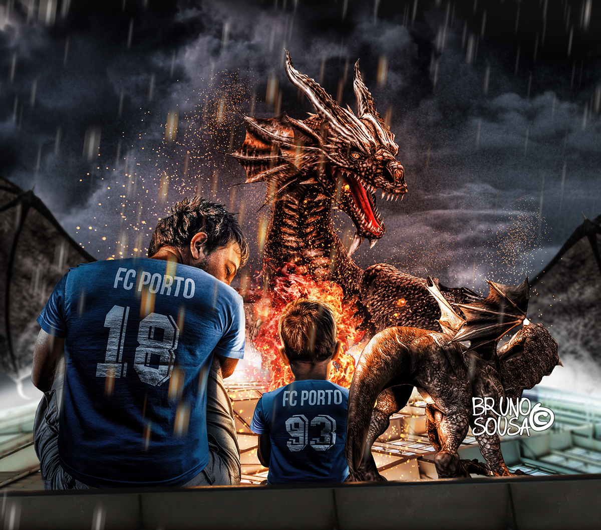 fcporto porto gates estadio stadium dragon football brunosousa photoshop