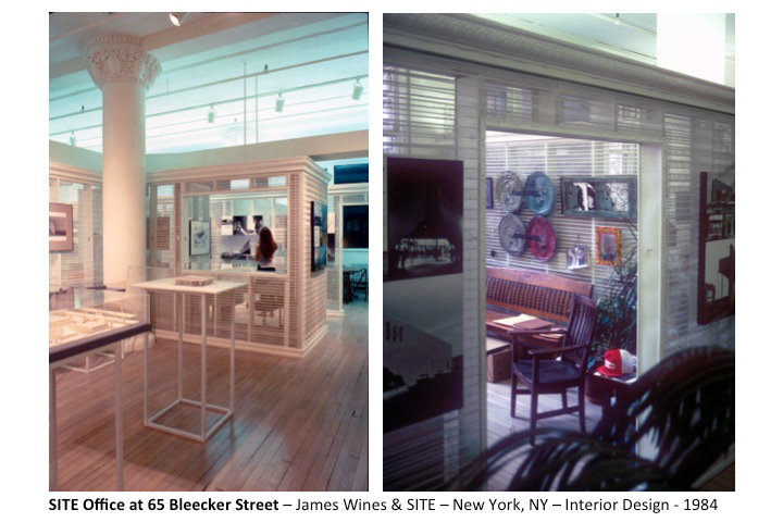 James Wines site Bleecker Street New York