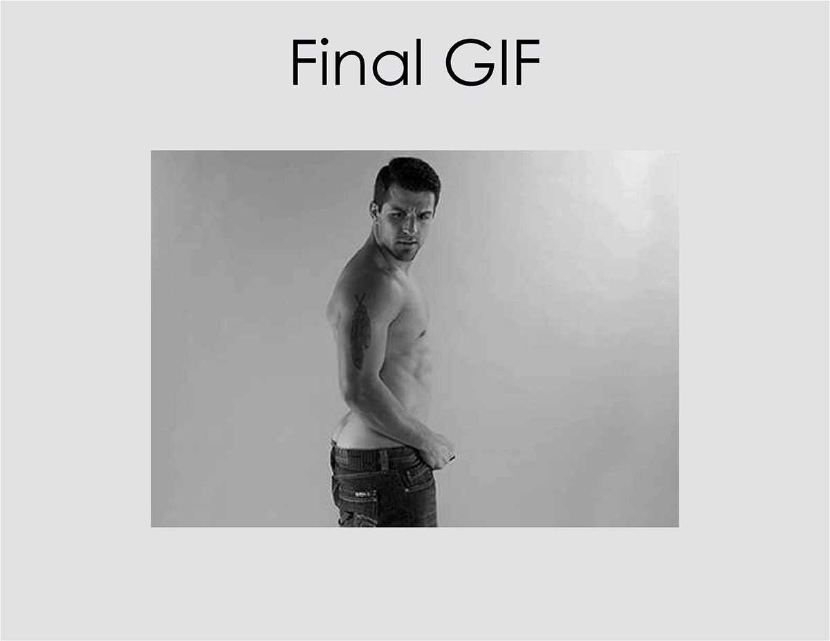 Collaboration mock campaign Calvin Klein gif acting modeling