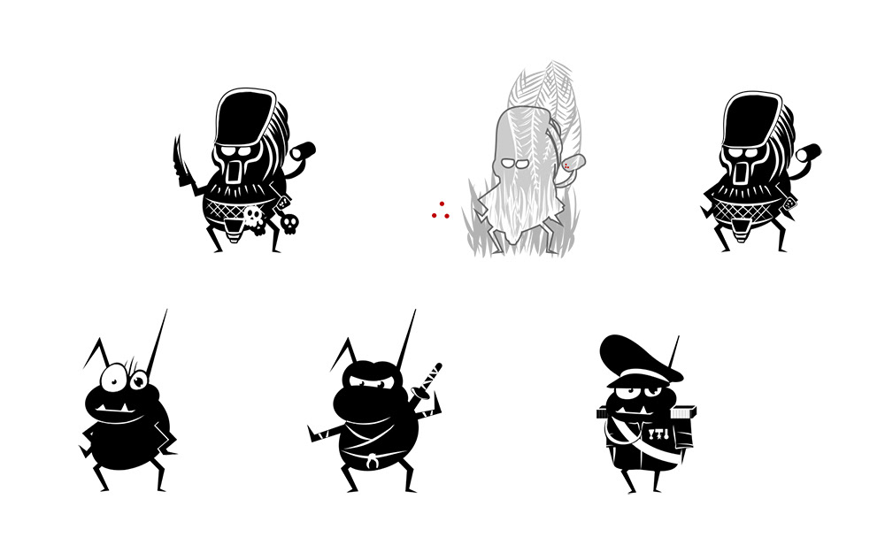 kosinscy trackbugs bug Tester testing Character design 