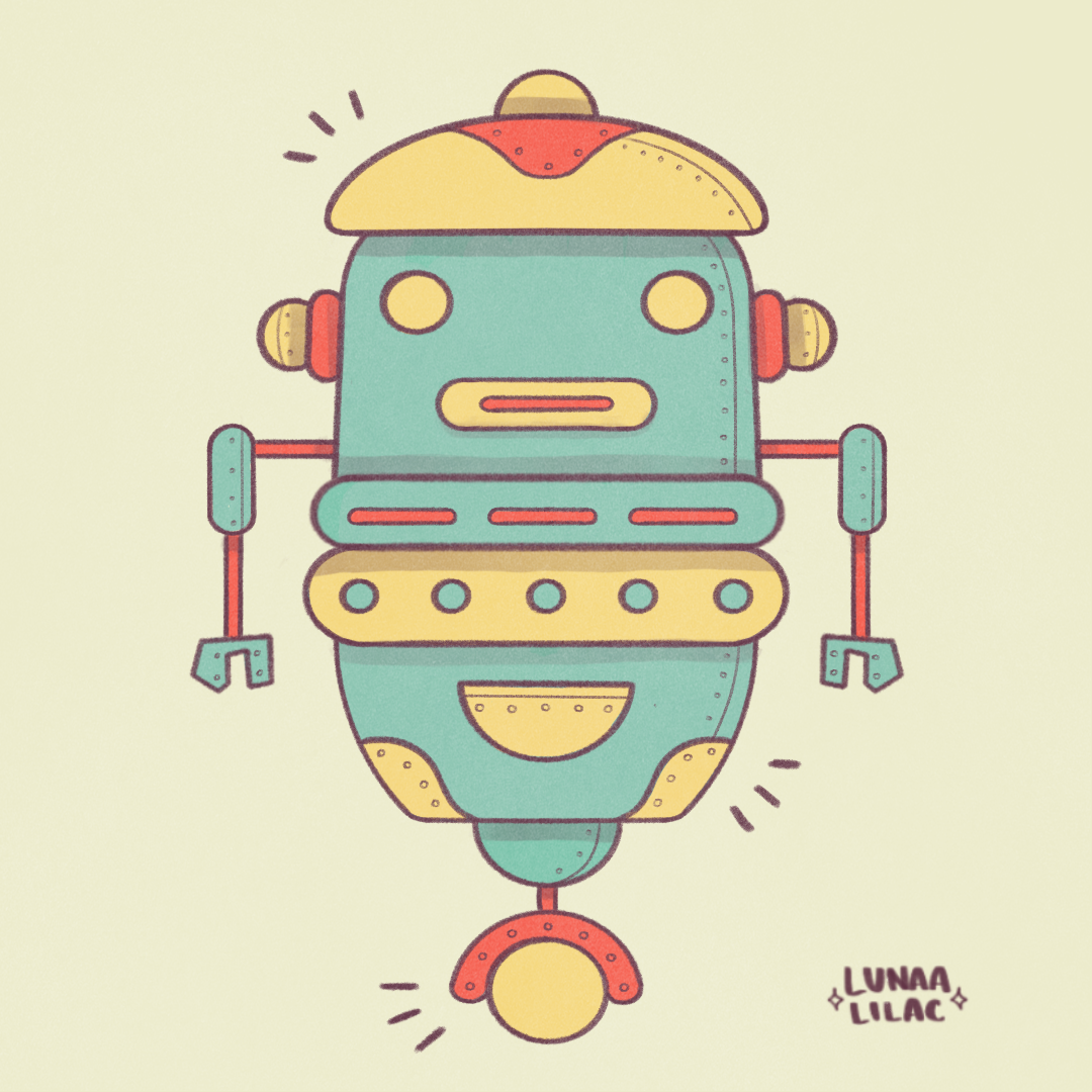marchofrobots robot Cute robot ILLUSTRATION  Character design  visual concept concept art Digital Art  Procreate children