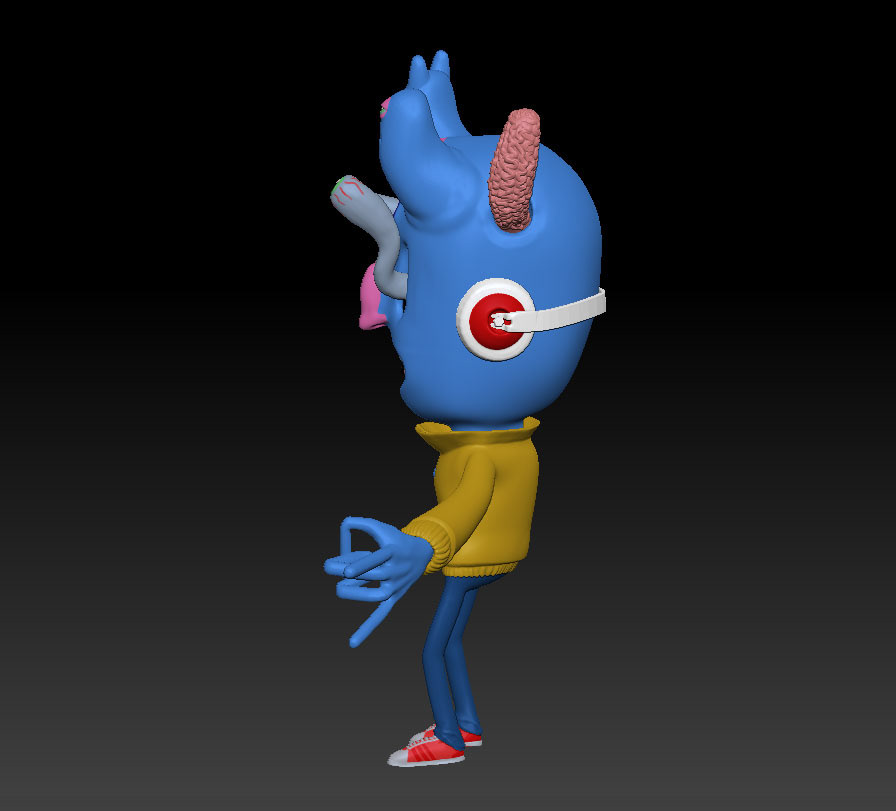 Zbrush Alan 23 Character char crazy