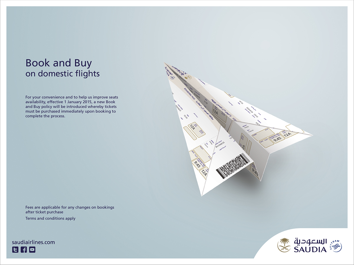 airline boarding pass plane rules Regulation Hammock saudia world domestic Flights origami  paper palm ticket