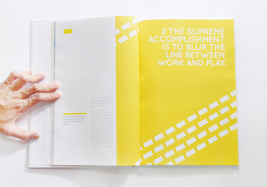 internship report Tribal ddb LEGO colors report book DDB