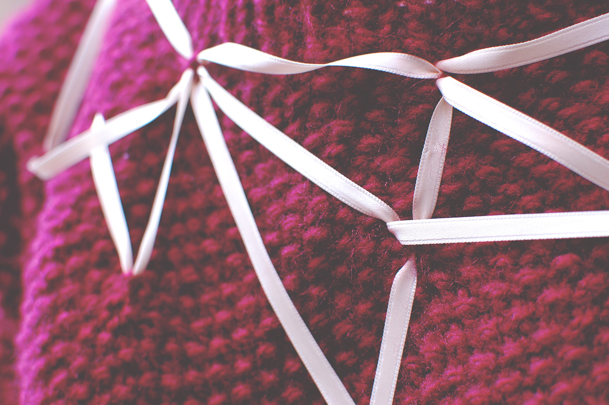 media punto knit fashion desing diseño de moda geometria bordado