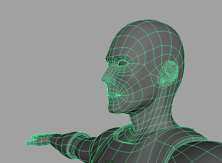 Character video game 3D modeling Maya photoshop