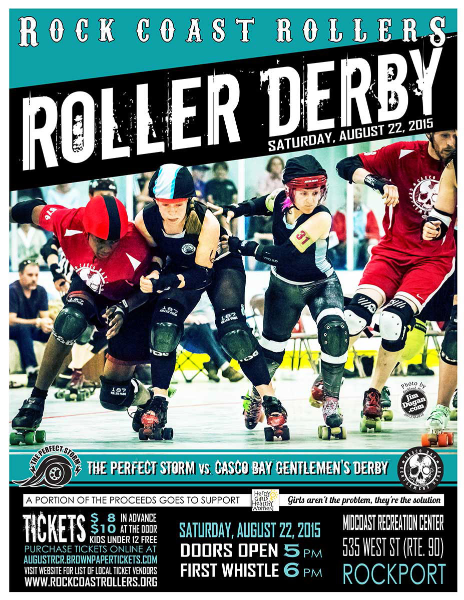 Adobe Portfolio posters Roller Derby