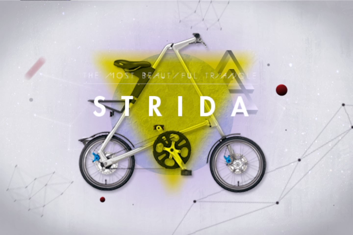 strida Bike triangle stirda Bicycle digital