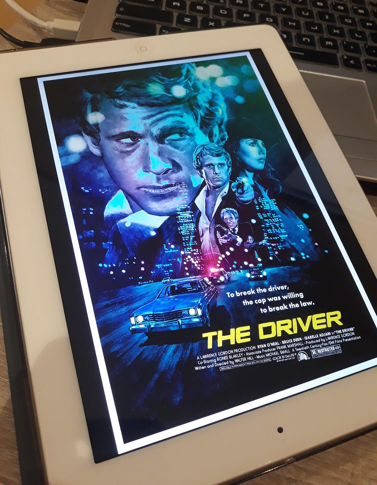 thedriver driver Walter hill ryan oneal Bruce dern movie poster