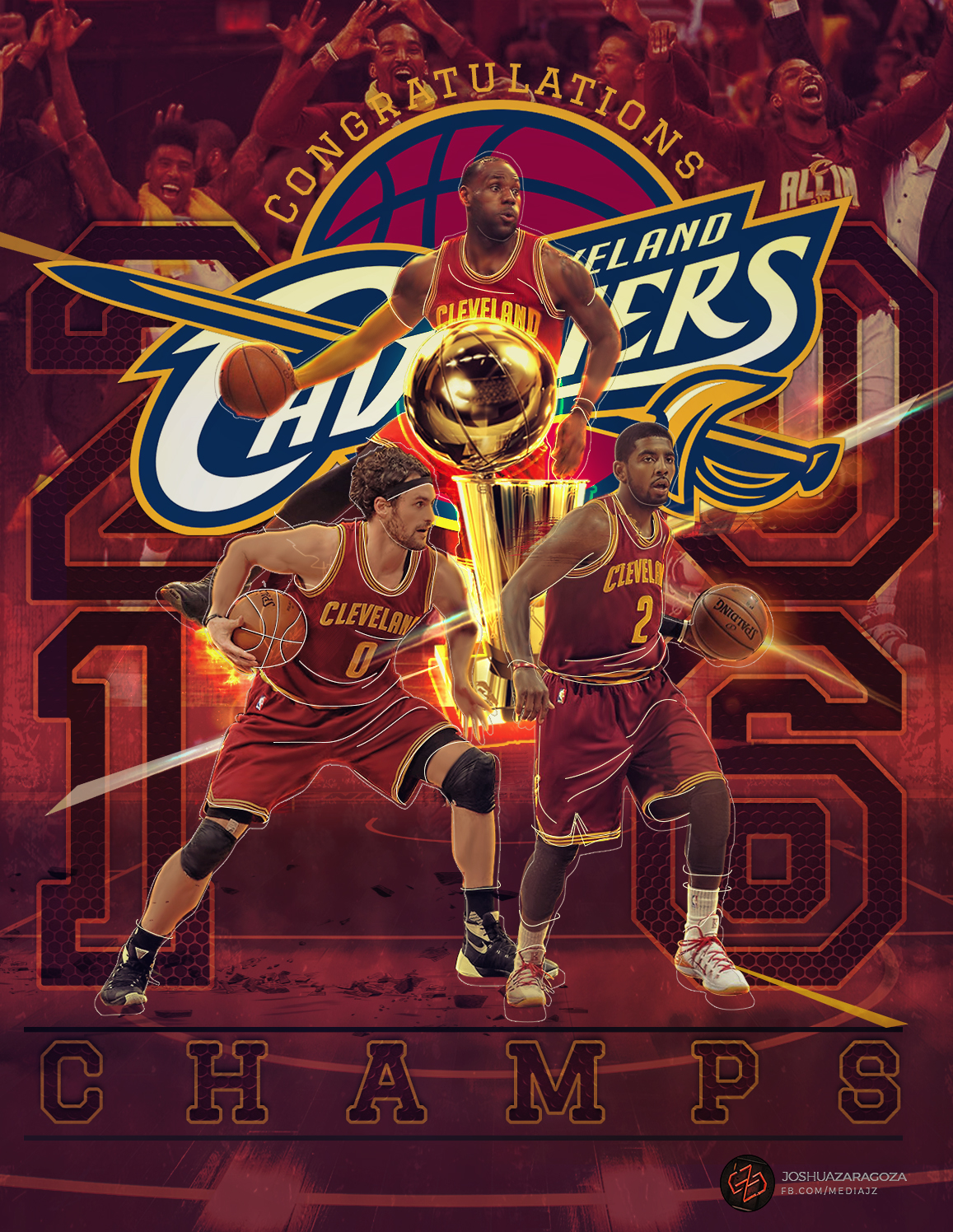 NBA cavs Cleveland Cavaliers Golden State Warriors NBA Finals Playoffs basketball fanart
