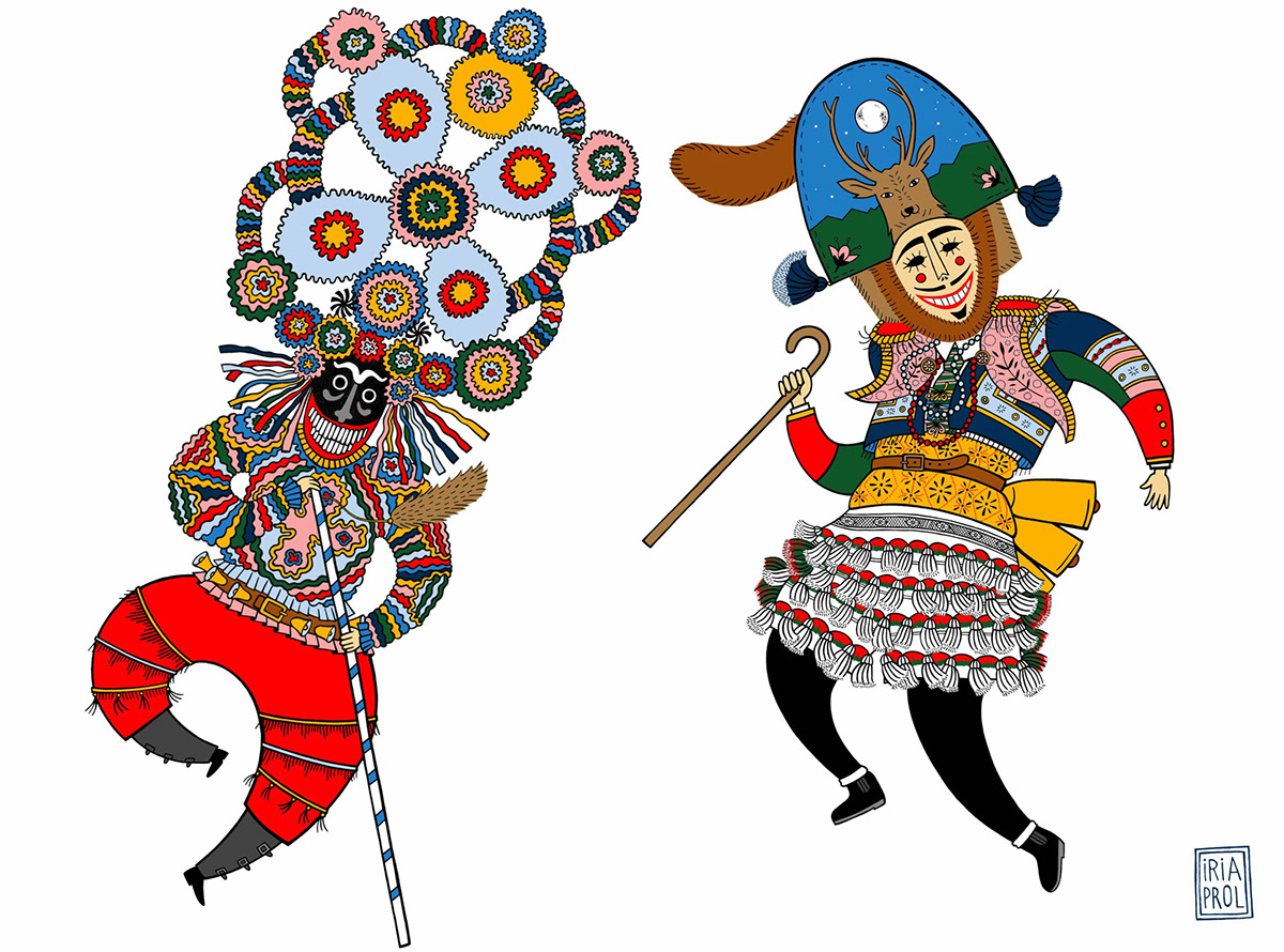 mascara mask Tradicional ILLUSTRATION  Digital Art  ilustracion Drawing  digital illustration Character design  artwork