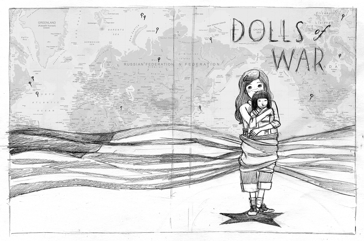 bookcover america World war 2 dolls