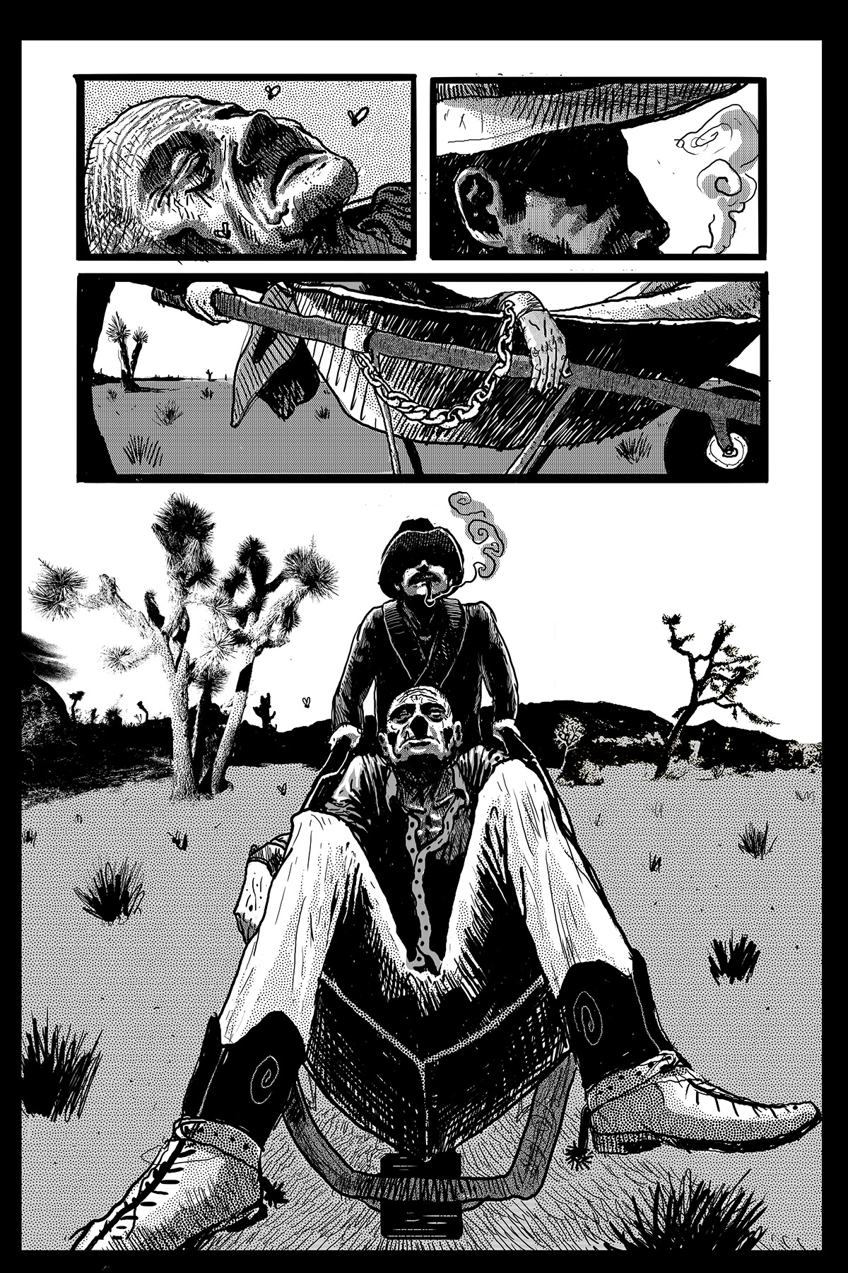 desert Graphic Novel comic western