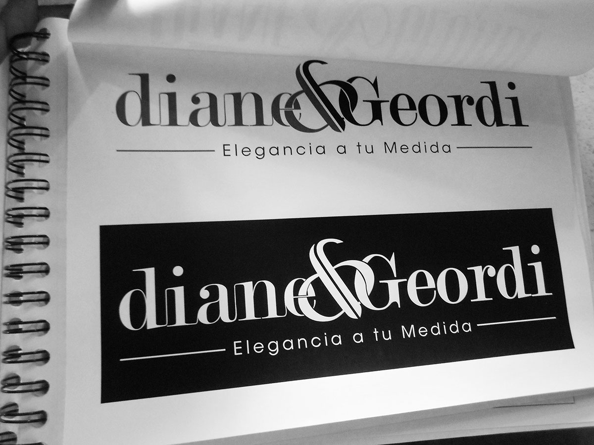 ampersand underwear Ropa Interior blanco y negro tipografia medellin colombia elegancia elegant Papeleria proyect student proyect redesign re diseño marca colombiana