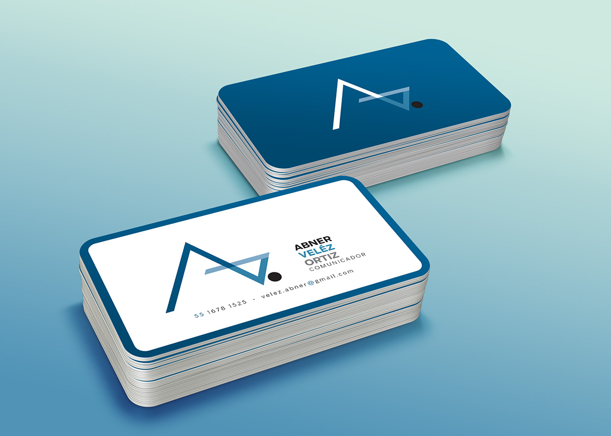 business card Tarjetas presentación identidad marca