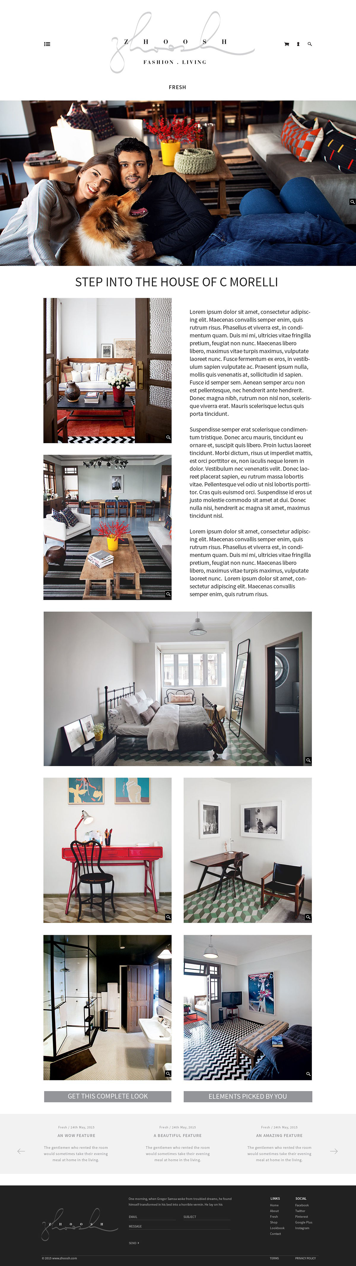 Beautiful interiors design decor home Website
