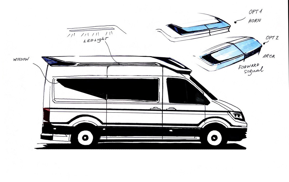 ambulance sketch industrial design  automotive   medical automobile Automative Interior