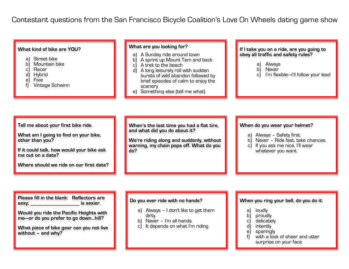 sfbc dating game bicycling