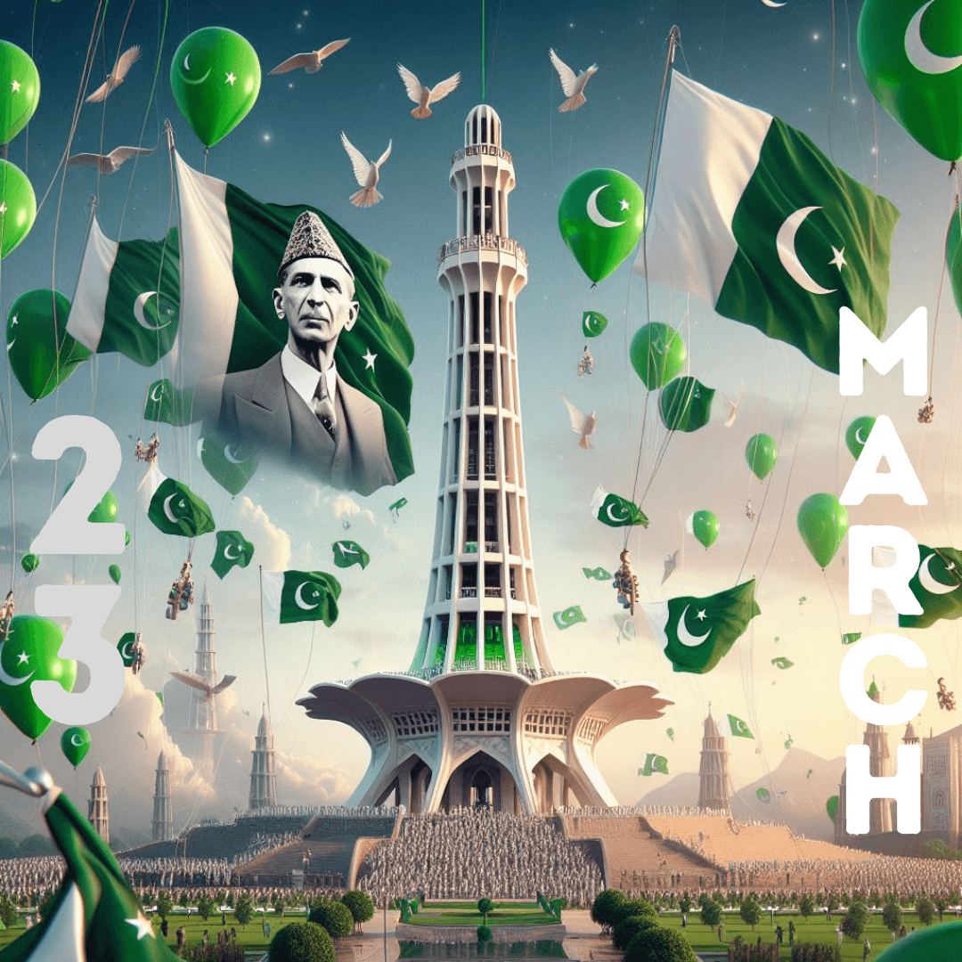 Pakistan pakistan day pakistan resolution day minar e pakistan resolution day 23rd March Social media post marketing   Advertising  Graphic Designer