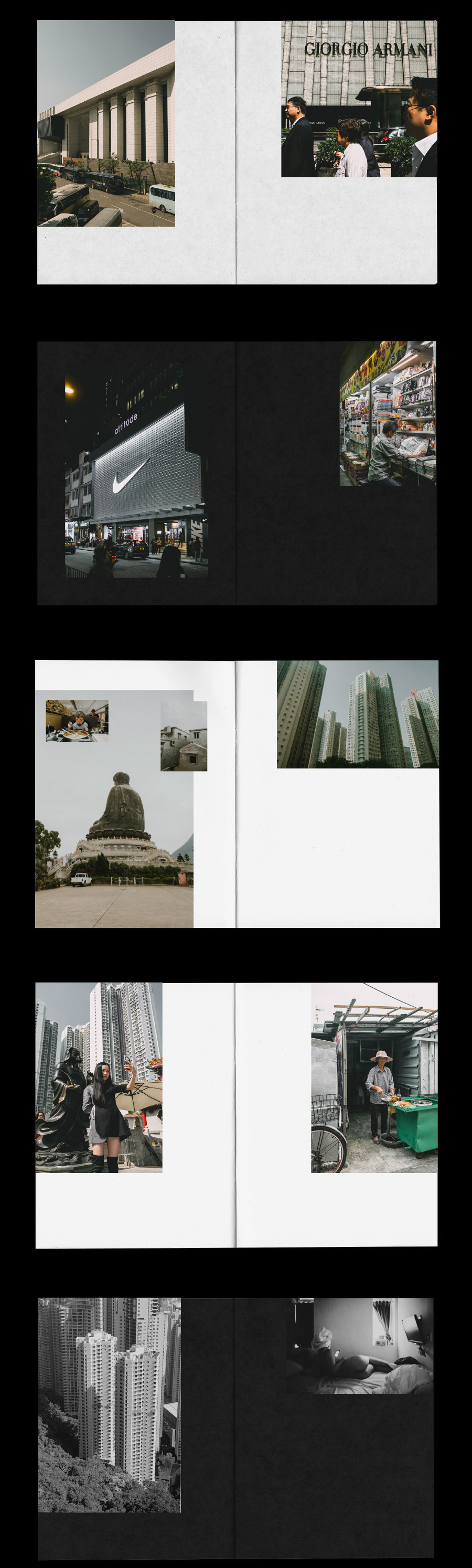 editorial fanzine Hong Kong magazine Photography  3D fold