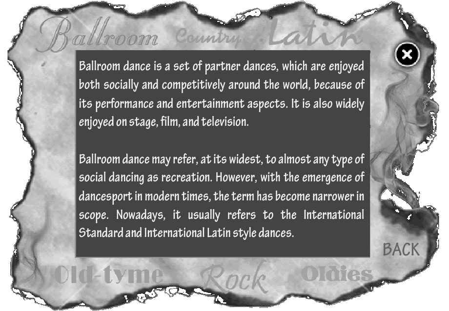 ballroom dancing