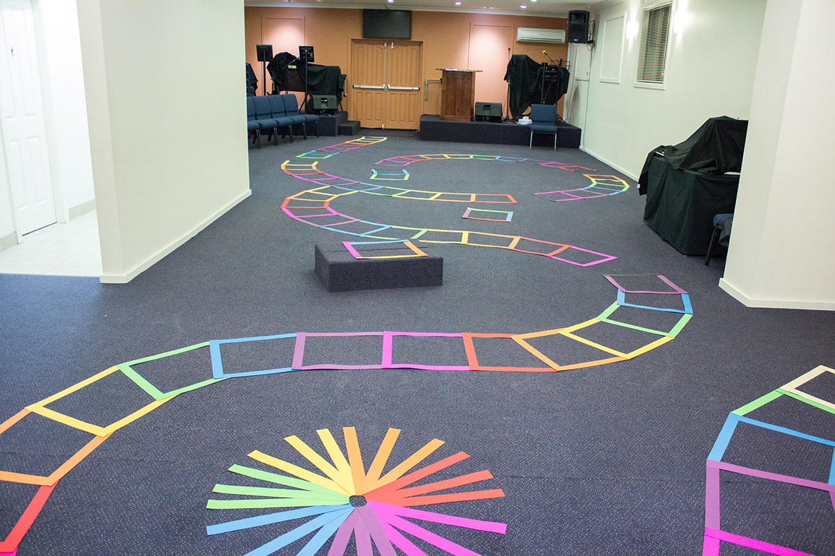 life sized Board game Games boardgames youth group church