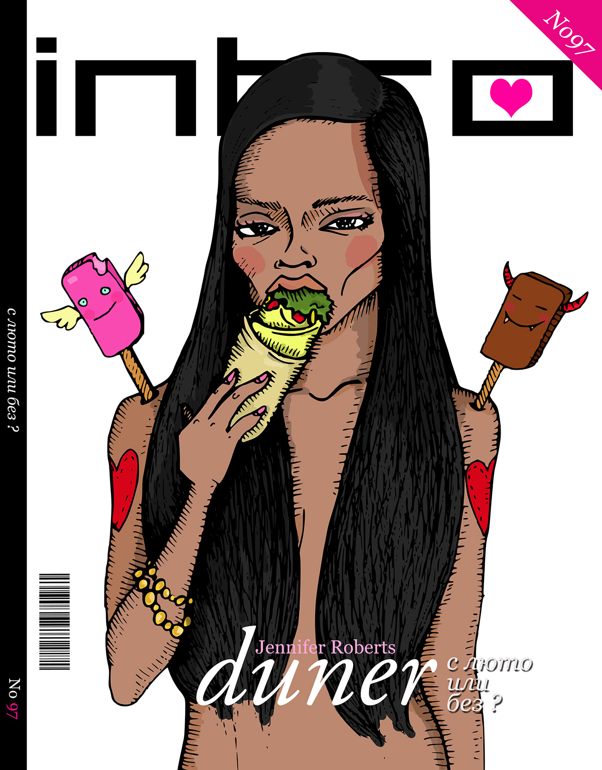 magazine  cover  Illustration