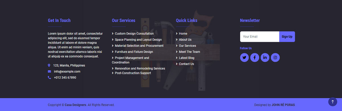 website template Website Design Website UI/UX design template