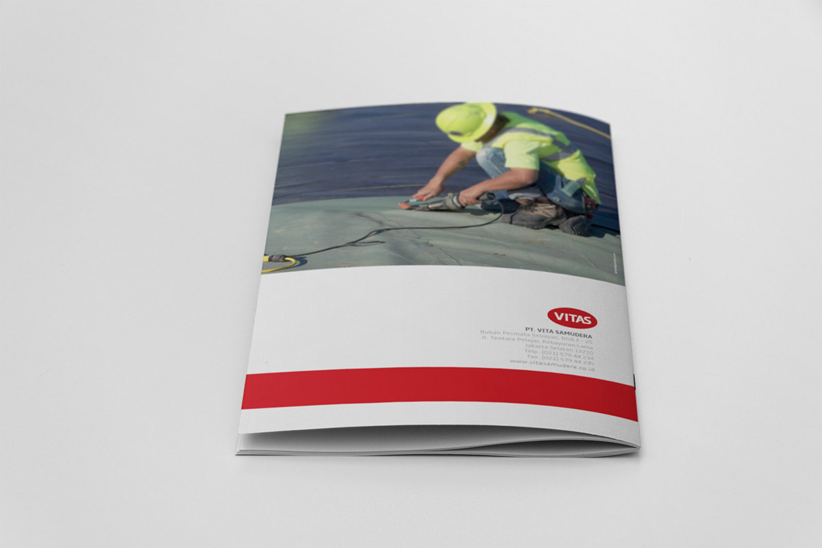 company profile Layout InDesign corporate brochure book adobe print PT construction milestones