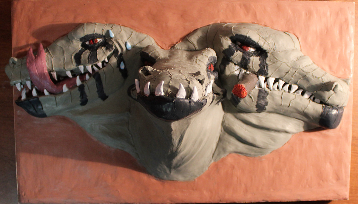 VARA komodo dragon dragon sculpture