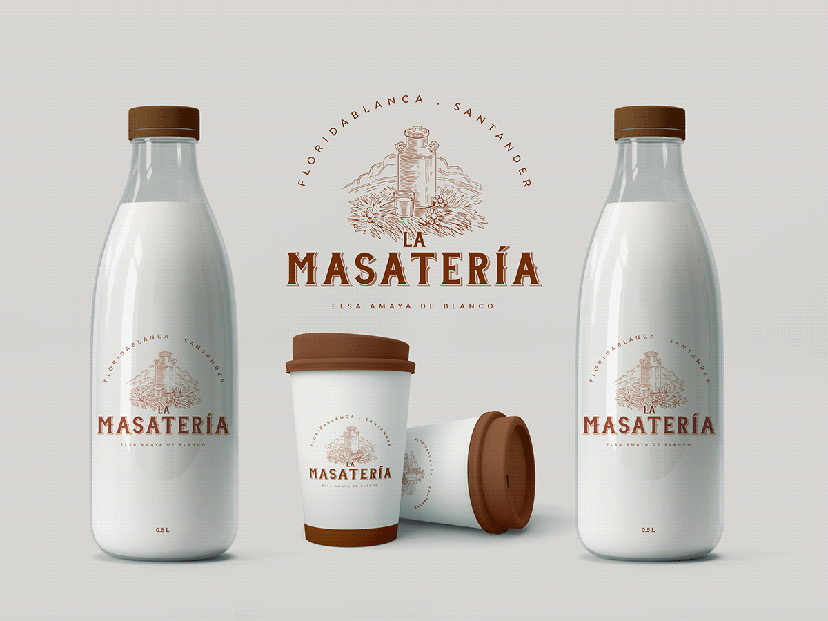 bottle branding  design drink Illustrator logo Packaging