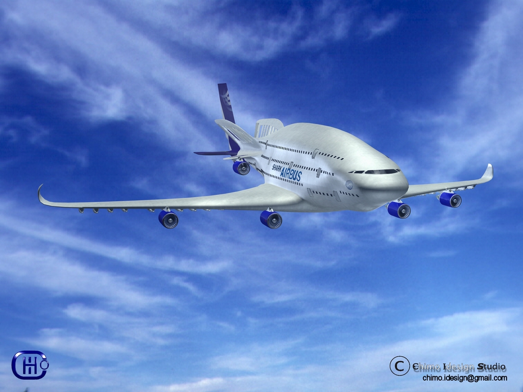Airbus  Beluga 2 Airbus shark  eads avionics  airbus design a390 A380 Boeing