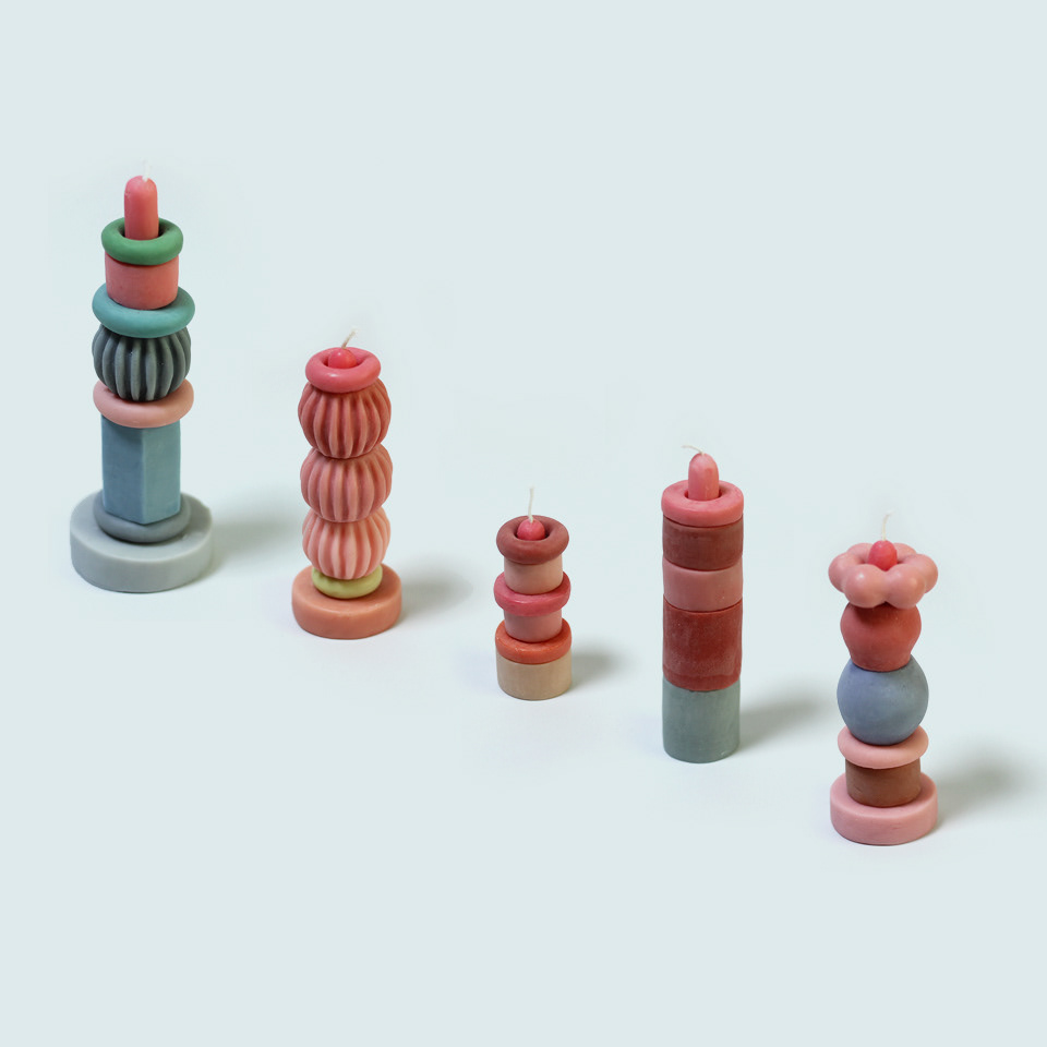 candle homedecor interative kidult toydesign analog Retro colorful Aroma Fragrance