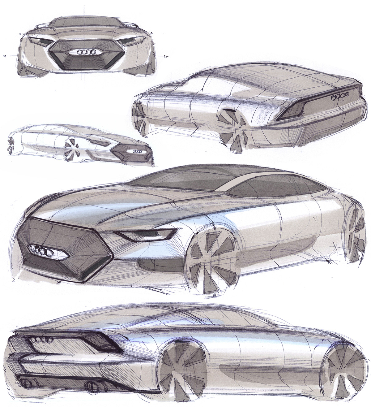 automotive   Automotive design car cardesign design ideation ILLUSTRATION  industrial design  sketch sketchbook