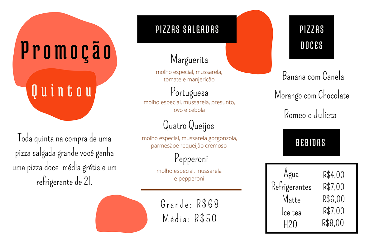 Pizza design folder identidade visual branding 