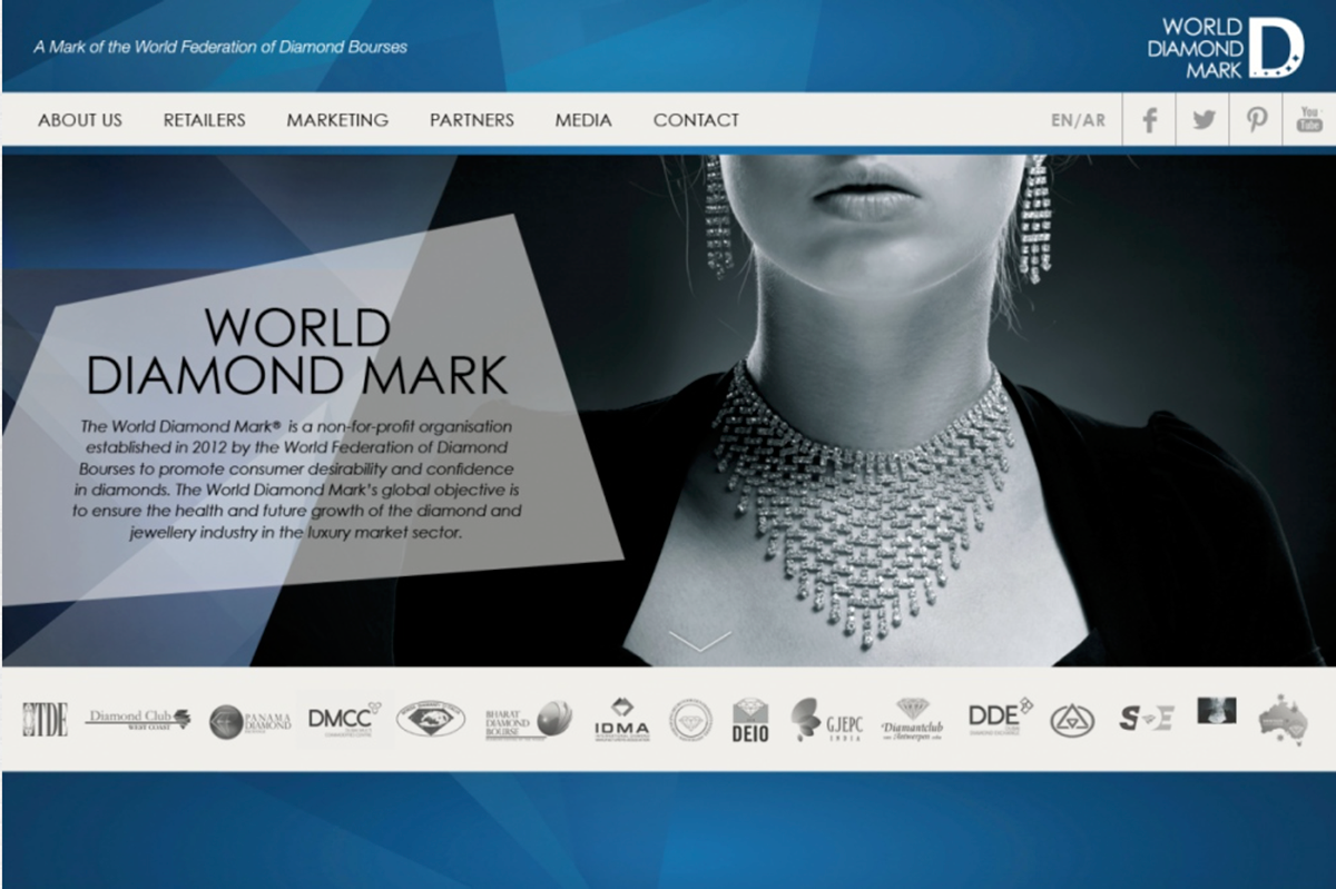 diamond  design trend minimal Website banner brochure flyer