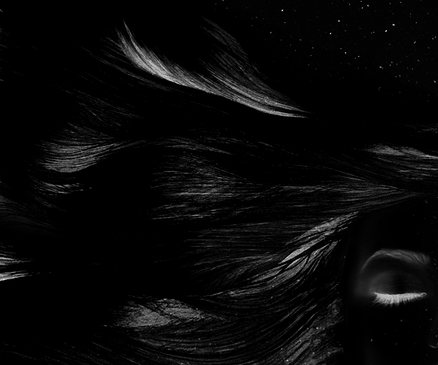 woman moon earth hair Imagine imagination eye stars