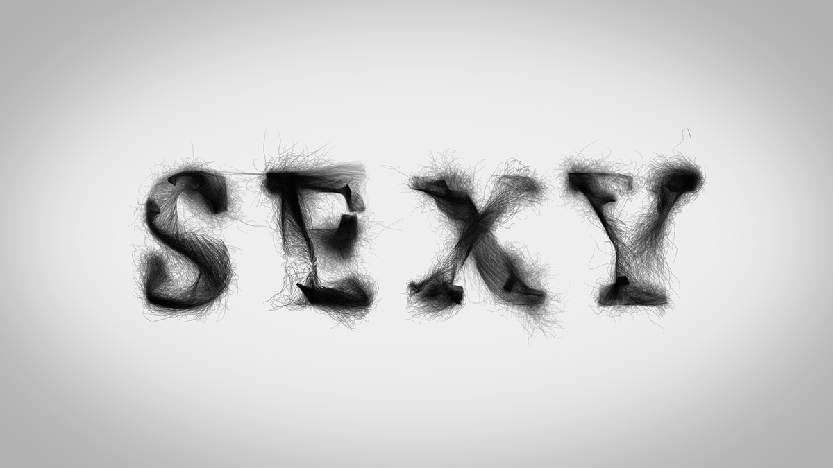sexy hair font FONT ANIMATED RICCARDO DESIGN typography animation sexy hair font sexy font type Type Animation behance font firenze Florence firenze design animated typefaces