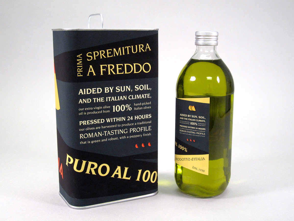 Olive Oil lettering logo christine fajardo FUTURISM