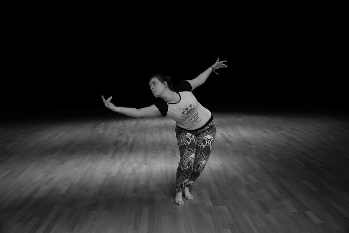 dancers movement black and white