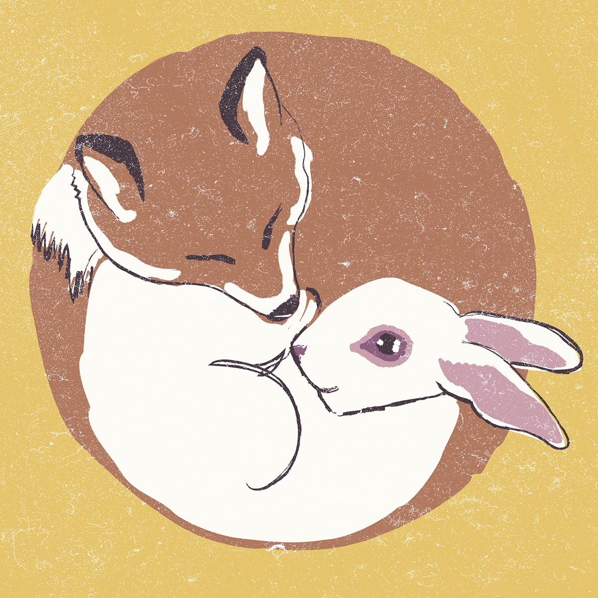 illustrations animals rabbitt tao