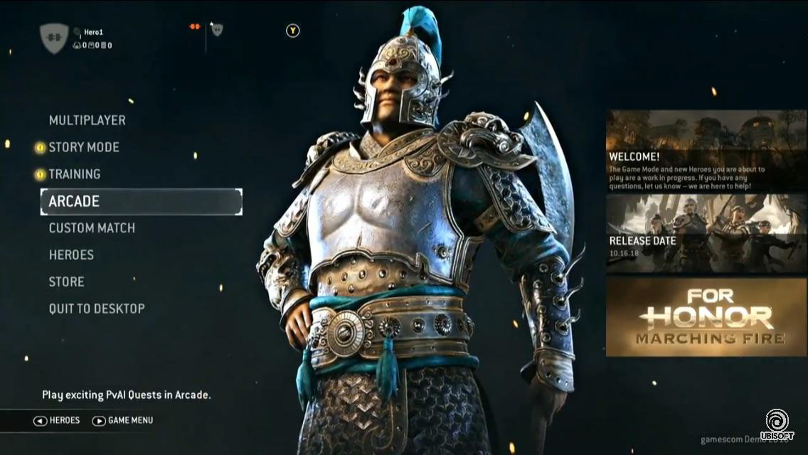 0. For Honor UI Design - PS4 XBox One PC. 