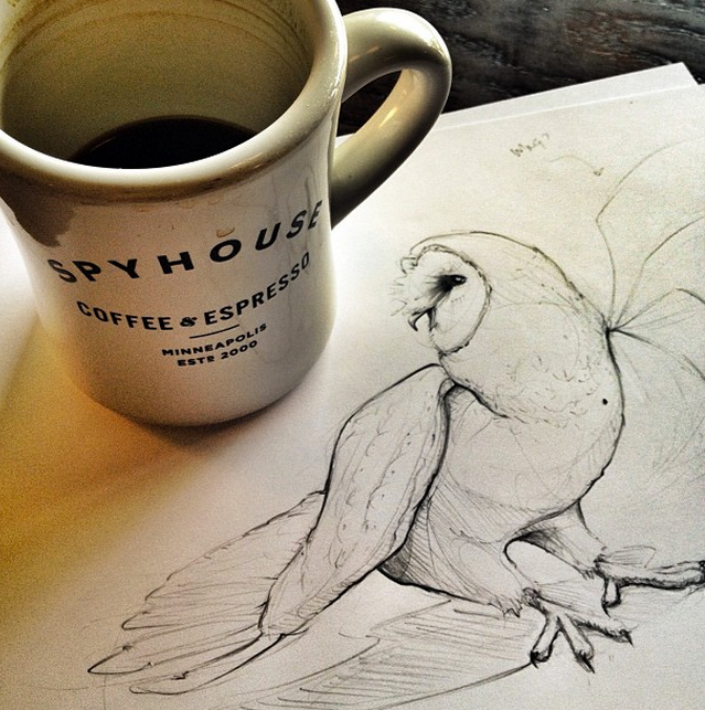 skull octopus birds draw sketching doodles falcon sketch sketchbook design skeleton death ink tattoo paint