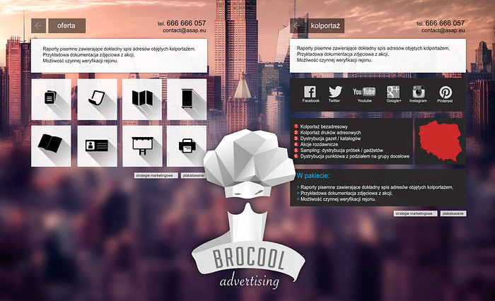 Brocool logo Webdesign