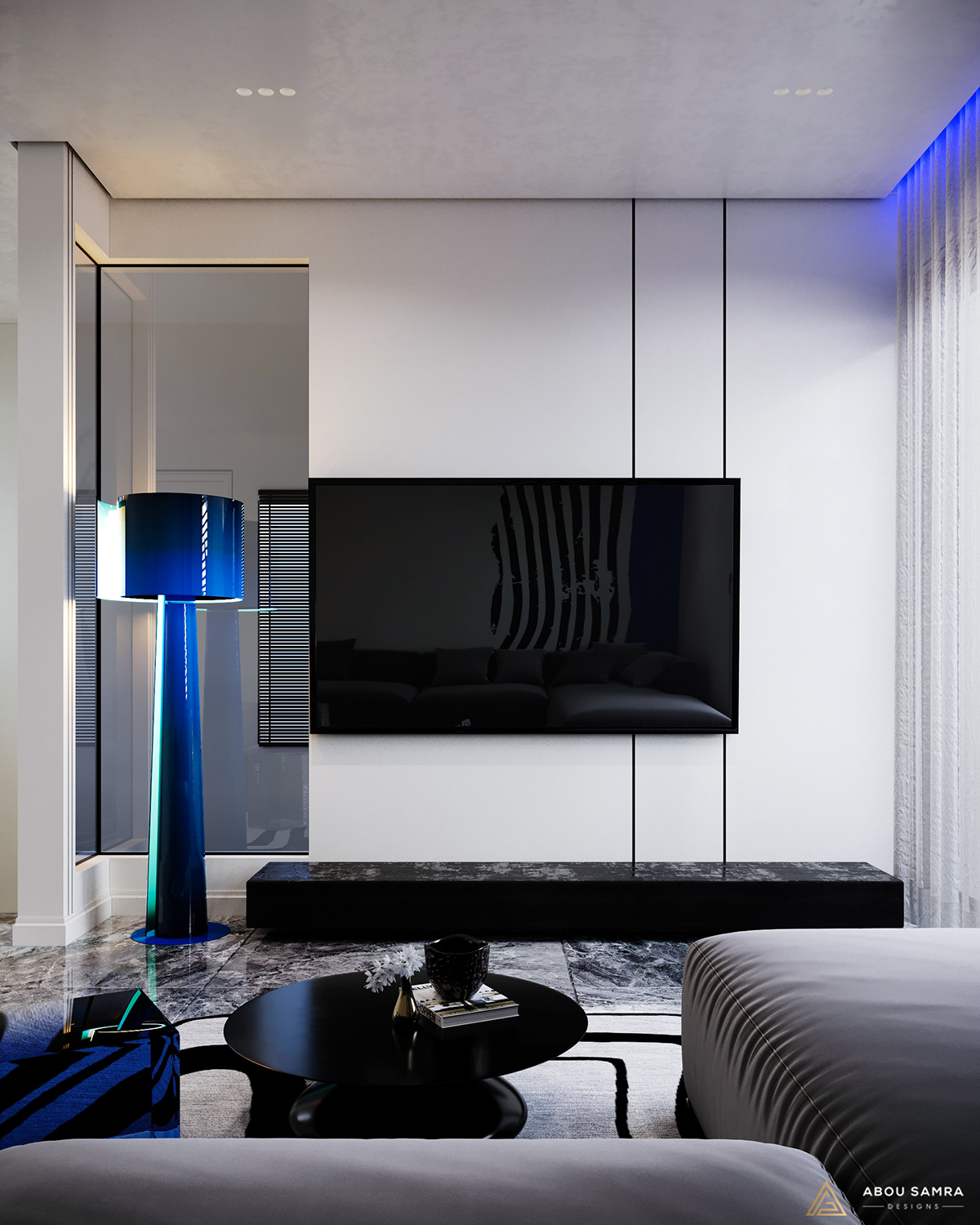 3D architecture archviz CGI corona interior design  living room modern visual identity visualization