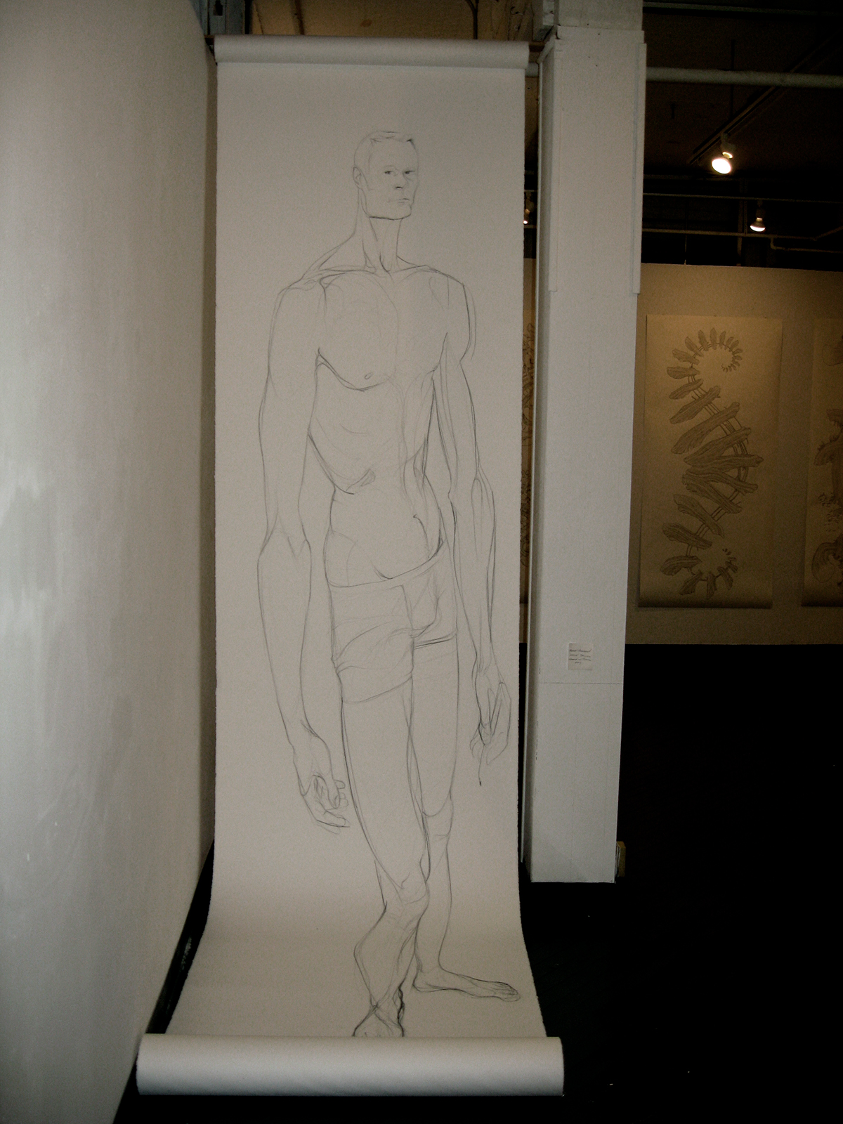 self portrait installation paper gay art identity