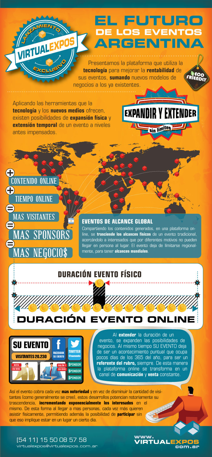 infographics infografias Logotipo virtual expos Events eventos Logo Design logo