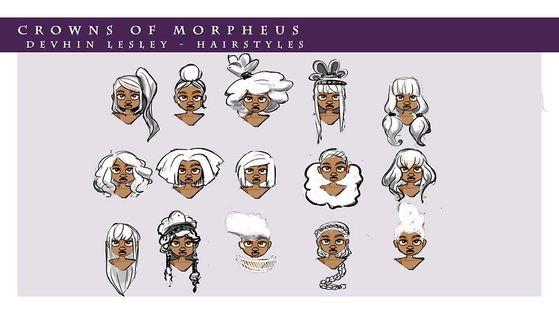 concept art Environment design Crowns of Morpheus com soulofthestory Angael Davis